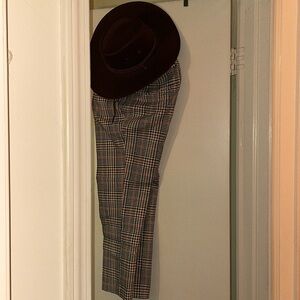 🍂 Autumnal Plaid Ankle Length Trousers